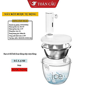Mua Máy Rót Rượu Tự Động Cảm Ứng Thông Minh - mầu trắng