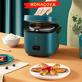 Mua Nồi Cơm Điện Đa Năng Mini JIASHI 0.8L Nấu Cháo hầm xương Hàng Nội Địa Trung Cao Cấp - Shop Monacova