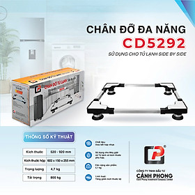 Mua Chân Đỡ Tủ Lạnh  Máy Giặt Cảnh Phong CD5292 kích thước từ 52 đến 92- Hàng Chính Hãng