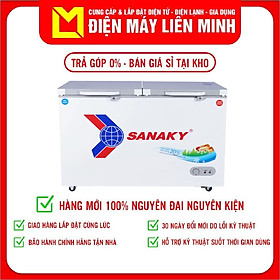Mua TỦ ĐÔNG MÁT SANAKY 270 LÍT VH-3699W2K ĐỒNG (R600A) (KÍNH CƯỜNG LỰC) - HÀNG CHÍNH HÃNG