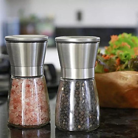 Mua Lọ đựng tiêu muối cao cấp - Lọ xay tiêu inox 304 vặn tay