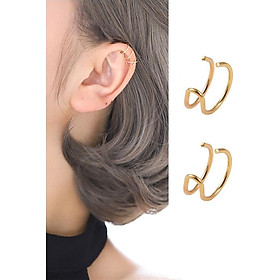 Bông tai cặp vành chữ U không cần bấm lỗ