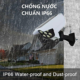 Mua Đèn Năng Lượng Mặt Trời Giả Camera Chống Nước - Tự Động Bật Tắt Chống Trộm - Có Điều Khiển Cảm Biến