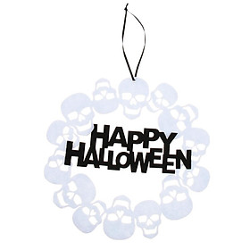 Happy Halloween skull Hanging Sign Wall Door Halloween Party Decor Supplies
