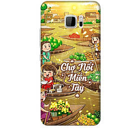 Ốp lưng dành cho điện thoại HTC U ULTRA Hình Chợ Nổi Miền Tây - Hàng chính hãng