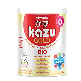 Tinh tuý dưỡng chất Nhật Bản Sữa bột KAZU BIO GOLD 810g 0+ dưới 12 tháng