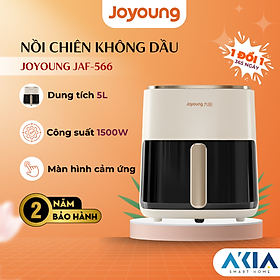 Mua Nồi chiên không dầu 5L Joyoung JAF-566 - Công suất 1500W  Điều khiển cảm ứng  Chữ tiếng Việt - Hàng chính hãng
