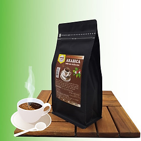CafeArabica Nguyên Chất 100% - Gói 500g Tặng Lót Ly