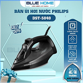 Mua Bàn Ủi Hơi Nước Philips DST5040/80  Công suất 2600W - Mặt đế Steamglide Plus  Hàng Chính Hãng