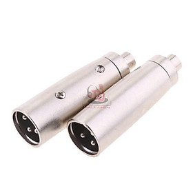 Mua Combo 02 cái rắc chuyển canon đực sang av  hoa sen  Jack chuển  Jack av  Jack canon  Jack audio