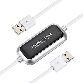 Cáp USB Thông Minh USB 2.0 Kết Nối Liên Kết Dữ Liệu trực tiếp Giữa MAC và PC Truyền Tập Tin 2 Máy Tính qua cổng USB