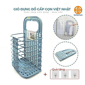 Mua (Loại tốt Dày) Giỏ đựng quần áo treo tường đa năng thông minh - Giỏ đựng đồ đa năng Sọt đựng quần áo bằng nhựa Việt Nhật