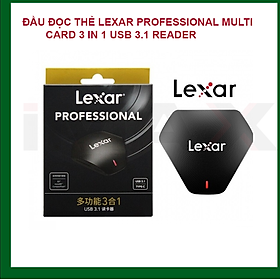 Mua ĐẦU ĐỌC THẺ LEXAR PROFESSIONAL MULTI CARD 3 IN 1 USB 3.1 READER - HÀNG CHÍNH HÃNG