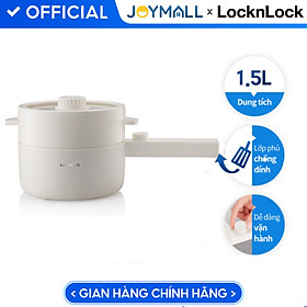 Nồi điện đa năng LocknLock 1.5L EJP436IVY Electric Multi Pot -  Hàng chính hãng, chống dính có tay cầm - JoyMall