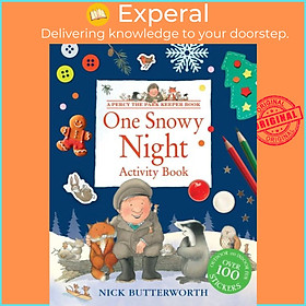 Sách - One Snowy Night Activity Book by Nick Butterworth (UK edition, paperback)