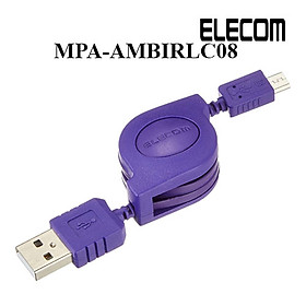 Mua CÁP MICRO USB 0.8M ELECOM MPA-AMBIRLC08BK - Hàng chính hãng