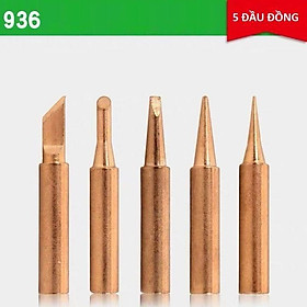 Mua Mũi hàn 936   bộ 5 mũi hàn đồng