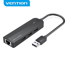 Mua HUB USB 2.0 sang LAN rj45 + 3 cổng USB Vention CHPBB có nguồn hỗ trợ - Hàng chính hãng