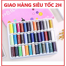 Hộp 39 cuộn chỉ màu