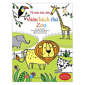 Tô Màu Bóc Dán - Vườn Bách Thú - Zoo