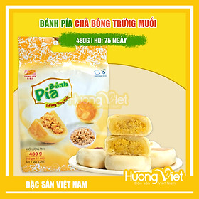 Bánh pía chà bông trứng muối Tân Huê Viên 500G, bánh pía mini sóc trăng