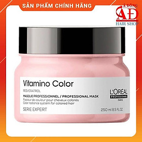 BỘ DẦU GỘI XẢ HẤP DƯỠNG GIỮ MÀU TÓC NHUỘM L'OREAL PRO VITAMINO COLOR
