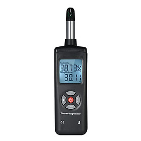 Digital LCD Thermo-Hygrometer Thermometer Hygrometer Temperature & Humidity Meter Psychrometer Wet Bulb Dew Point