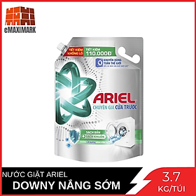 Nước Giặt Ariel Cửa Trước Sạch Khuẩn Hương Downy Nắng Sớm Túi 3.7 kg