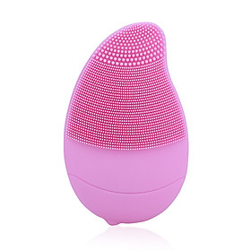 Electric Face Cleansing Brush Face Cleansing Brush Effective Silica Gel 2 Colors Pore Deep