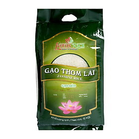 Gạo Thơm Hoa Sen Đặc Sản Jasmine 5Kg