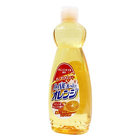 Nước Rửa Chén Diệt Khuẩn Tinh Chất Cam Mitsuei Kobini Nhật Bản (600ml)