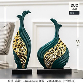 Mua Cặp Bình Gốm Sứ Trang Trí H37 và H32 cm