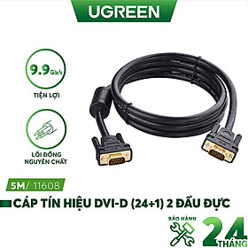 Mua Cáp tín hiệu DVI-D (24+1) 2 đầu đực  dài từ 1.5-10m UGREEN DV101 - Hàng chính hãng