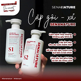 Cặp dầu gội xả SENANATURE ANTI-HAIR LOSS BEER YEAST SHAMPOO 500ml