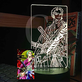 Mua Đèn Ngủ One Piece Roronoa Zoro Type 04 AONP0104 16 MÀU TÙY CHỈNH COMPASHOP