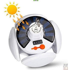 Mua Đèn Tích Điện 5 Bóng 4 Cánh Siêu Sáng 2 Chế Độ Sạc Pin Và Năng Lượng Mặt Trời