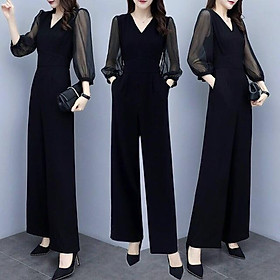 Jump dài cổ V tay phồng S.MLXL