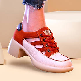 Women Heeled Sandals Platform Shoes Breathable Fashion Casual Closed Toe High Heeled Wedge Sneakers Block Heel Sandals for Work Travel Beach - 39