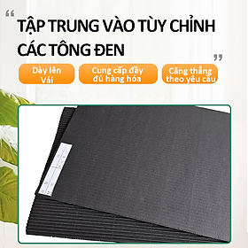 Tập trung vào tùy chỉnh các tông đen Vật liệu thân thiện với môi trường