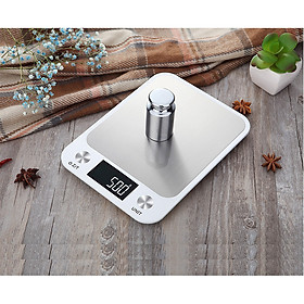 Cân điện tử siêu mỏng để bàn- Cân thực phẩm nhà bếp tải trọng 10kg/1g