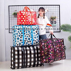 Mua Túi Bạt Túi Dứa Túi Đựng Đồ Túi Bạt Có Dây Kéo Túi Vải Bạt Đựng Quần Áo (có nhiều kích cỡ to nhỏ )