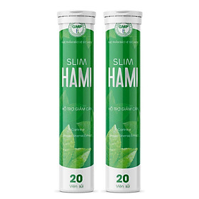Viên Sủi Giảm Cân Slim Hami - Combo 2 Lọ x 20 Viên