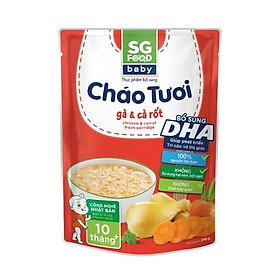Cháo tươi Baby Sài Gòn Food Gà & Cà rốt 240g