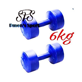 Tạ tay nhựa loại đôi 6kg