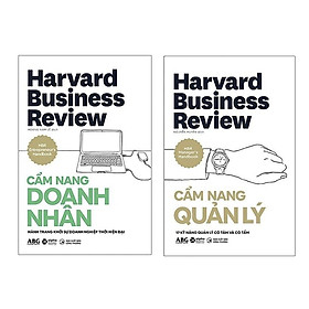 Sách (Combo 2 cuốn) –  HBR Cẩm nang Doanh nhân và HBR Cẩm Nang Quản lý – Alphabooks – BẢN QUYỀN