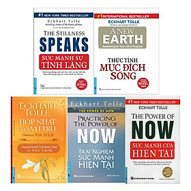 Sách - Trọn Bộ Sách Tác Giả Eckhart Tolle (5 Cuốn)
