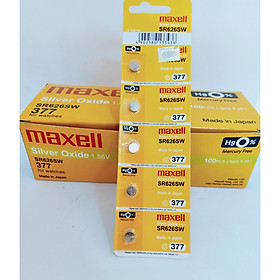 Pin Maxell Silver Oxide 1.55V SR626SW 377