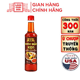 Nước mắm kẹo Làng Chài Xưa 525ml/chai chanh đường pha sẵn, dùng ngay với cơm tấm, chả giò, bún thịt nướng, chỉ cần thêm ớt 