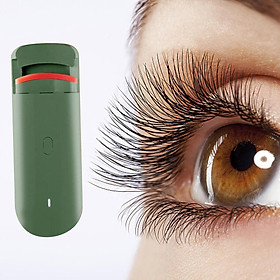 Heated Eyelash Curler Waterproof Handheld Travel for Natural False Eyelashes