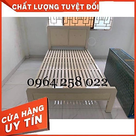 Mua Giường sắt khung hộp ngang 1m dài 2m